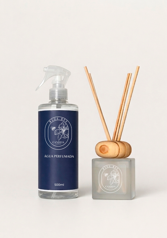 KIT DIFUSOR E ÁGUA PERFUMADA BLUE BEE