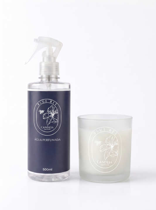 KIT VELA E ÁGUA  BLUE BEE