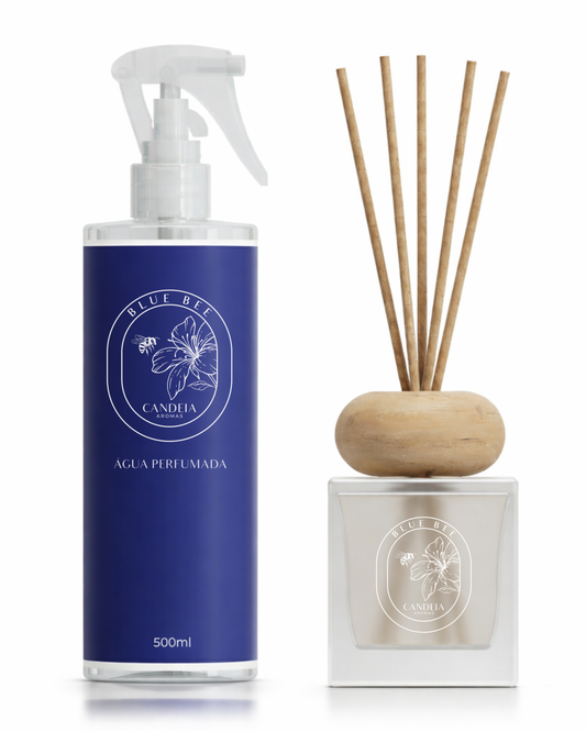 KIT DIFUSOR E ÁGUA PERFUMADA BLUE BEE